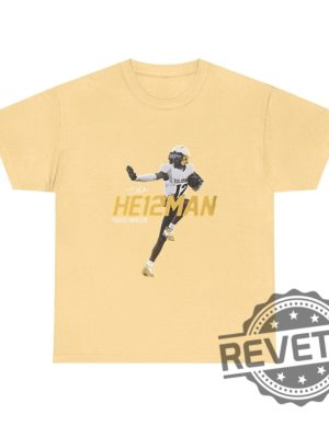 Travis Hunter Heisman He12man Unisex Tee T Shirt Hoodie Sweatshirt Gift For Colorado Buffaloes Football Fan Shirts Tshirt Gifts Unique revetee 6