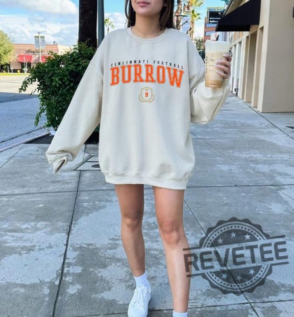 Joe Burrow Cincinnati Bengals Sweatshirt Hoodie T Shirt Vintage 90S Shirts Gifts For Fan Men Women Him Her Birthday Gift Tee Tshirt Unique revetee 3