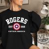 Rogers 1918 Captain America Sweatshirt Hoodie T Shirt Winter Soldier Sweatshirts Tee Gifts For Fan Men Women Daughter Son Shirts Gifts Unique revetee 1