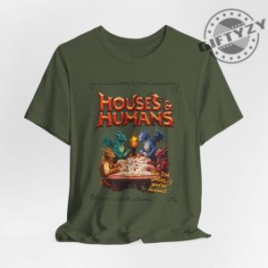 Houses And Humans Dd Shirt Dungeons And Dragons Gift Tee For Men Women Vintage Retro 90S Joke D And D Tshirt giftyzy 2 1