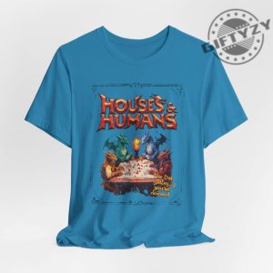 Houses And Humans Dd Shirt Dungeons And Dragons Gift Tee For Men Women Vintage Retro 90S Joke D And D Tshirt giftyzy 3 1