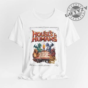 Houses And Humans Dd Shirt Dungeons And Dragons Gift Tee For Men Women Vintage Retro 90S Joke D And D Tshirt giftyzy 8 1