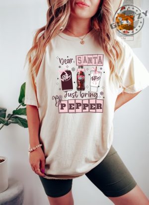 Dear Santa Bring Dr Pepper Shirt Dr Pepper Xmas Sweatshirt Coquette Dr Pepper Sweater Dr Pepper Lover Hoodie Funny Soda Tshirt giftyzy 3