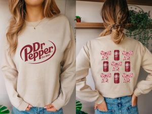 Two Sided Dr Pepper Shirt Dr Pepper Sweater Dr Pepper Gifts Dr Pepper Hoodies Soda Lover Valentines Day Gift Diet Coke Wife Gift giftyzy 5