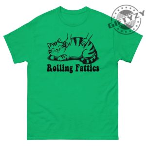 Rolling Fatties Cat Shirt Funny Cat Graphic Tshirt Cat Lovers Gift Unhinged Hoodie Weed Lover Sweatshirt Cute Cat Tee Fat Chubby Cat Tee giftyzy 6