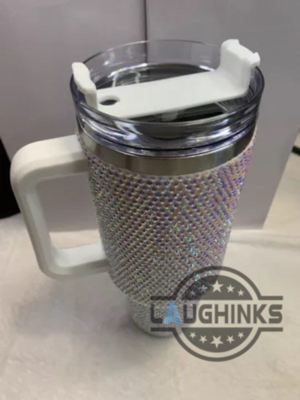 detroit lions bedazzled rhinestone diamond logo tumbler 40oz