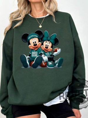 Bird Gang Mickey Minnie Philadelphia Eagles Sweatshirt T Shirt Hoodie Gifts For Fan Men Women Philly Disney Fans Tee Shirts Gift Birthday Unique revetee 4