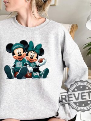 Bird Gang Mickey Minnie Philadelphia Eagles Sweatshirt T Shirt Hoodie Gifts For Fan Men Women Philly Disney Fans Tee Shirts Gift Birthday Unique revetee 5