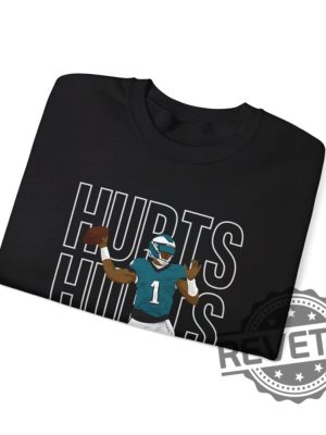 Jalen Hurts Philadelphia Eagles 11 Unisex Crewneck Sweatshirt Hoodie T Shirt Tee Gifts For Fan Men Women Birthday Shirts Tshirt Unique revetee 2