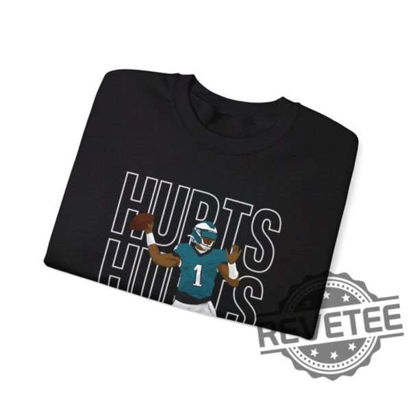 Jalen Hurts Philadelphia Eagles 11 Unisex Crewneck Sweatshirt Hoodie T Shirt Tee Gifts For Fan Men Women Birthday Shirts Tshirt Unique revetee 2