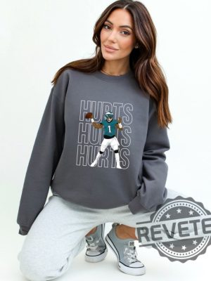 Jalen Hurts Philadelphia Eagles 11 Unisex Crewneck Sweatshirt Hoodie T Shirt Tee Gifts For Fan Men Women Birthday Shirts Tshirt Unique revetee 4