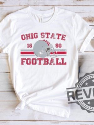 Distressed Ohio State Buckeyes Football Shirt Hoodie Sweatshirt Vintage Brutus Buckeye Football Crewneck Retro Tshirt Gift Fan Game Day Tshirt revetee 2