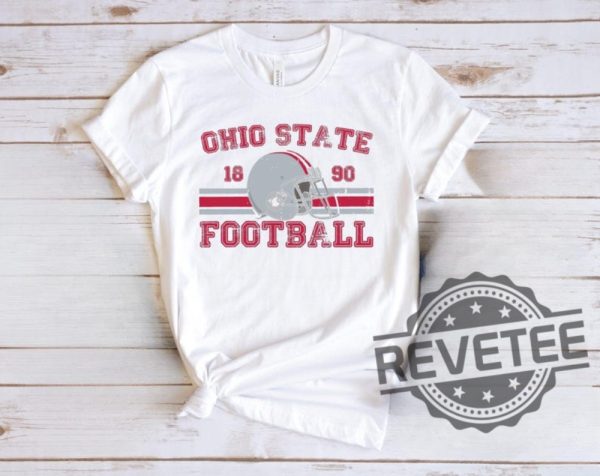 Distressed Ohio State Buckeyes Football Shirt Hoodie Sweatshirt Vintage Brutus Buckeye Football Crewneck Retro Tshirt Gift Fan Game Day Tshirt revetee 2