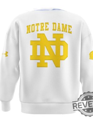 Notre Dame X Coach Marcus Freeman Under Armour Limited Edition Sweater Shirt T Shirt Hoodie 3D All Over Printed Gift For Fan Tee Shirts Unique revetee 3