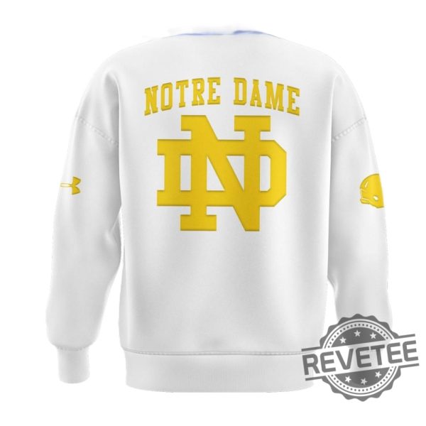 Notre Dame X Coach Marcus Freeman Under Armour Limited Edition Sweater Shirt T Shirt Hoodie 3D All Over Printed Gift For Fan Tee Shirts Unique revetee 3