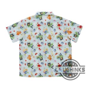 pokemon center original summer festival aloha shirt ogerpon vulpix japan 2024 camisa pokemon summer festival collection laughinks 2