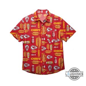 kansas city chiefs grill hawaiian shirt