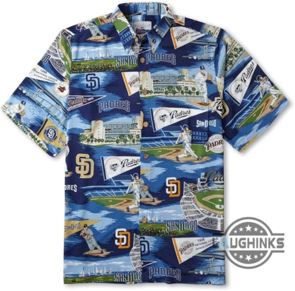 reyn spooner san diego padres 2017 hawaiian shirt replica