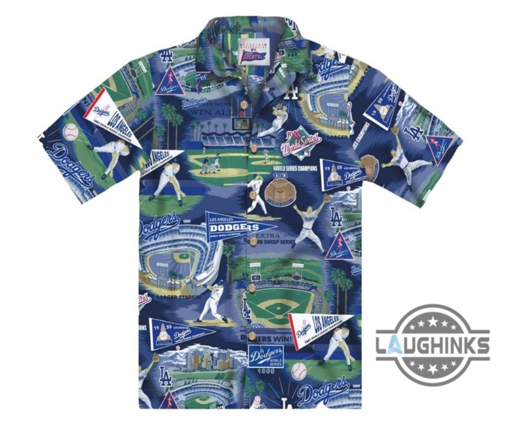 Reyn Spooner Los Angeles Dodgers World Series Hawaiian Shirt Replica