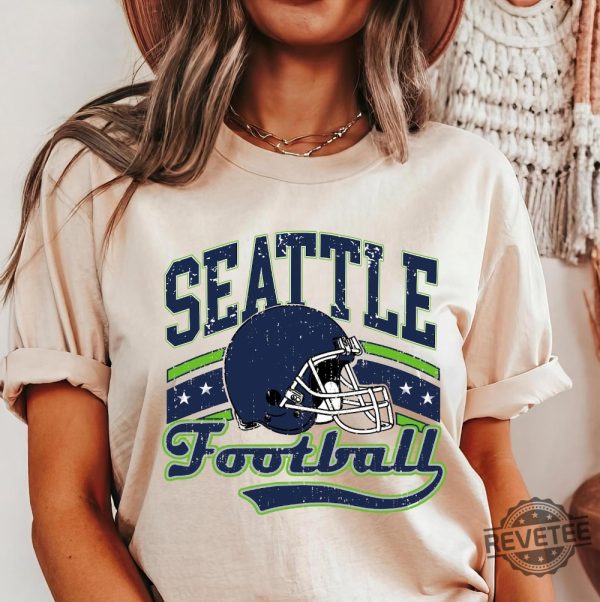 Seattle Seahawks Vintage Sweatshirt T Shirt Hoodie Gift For Fan Seattle Seahawk Football Tee Shirts Gifts For Men Women Retro Team Tshirt Unique revetee 2
