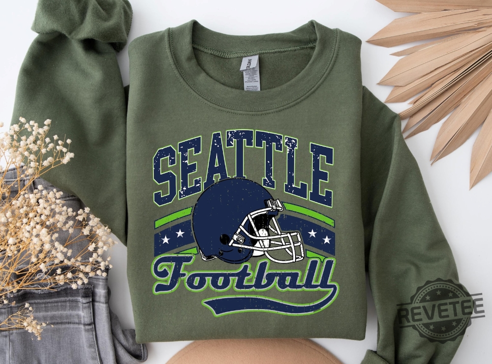 Seattle Seahawks Vintage Sweatshirt T Shirt Hoodie Gift For Fan Seattle Seahawk Football Tee Shirts Gifts For Men Women Retro Team Tshirt Unique revetee 3