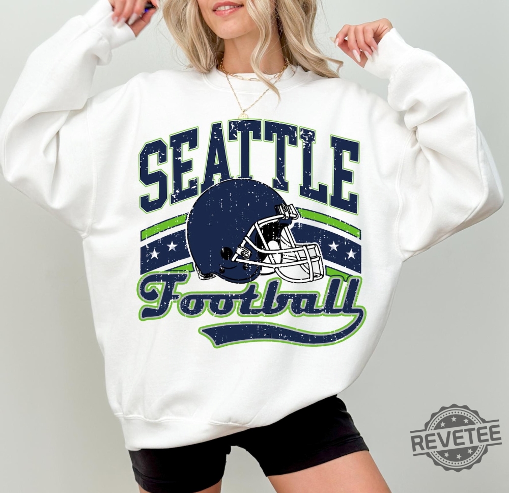 Seattle Seahawks Vintage Sweatshirt T Shirt Hoodie Gift For Fan Seattle Seahawk Football Tee Shirts Gifts For Men Women Retro Team Tshirt Unique revetee 5