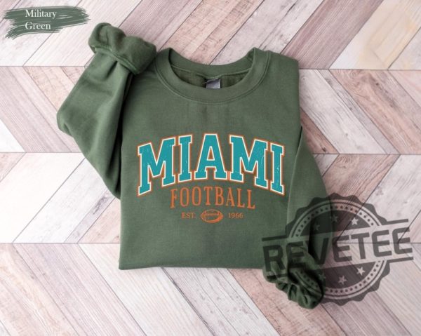 Vintage Miami Dolphins Crewneck Sweatshirt T Shirt Gifts For Fan Men Women Game Day Fans Gift Tee Shirts Sweater Pullover Birthday Unique revetee 5