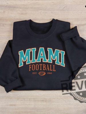 Vintage Miami Dolphins Crewneck Sweatshirt T Shirt Gifts For Fan Men Women Game Day Fans Gift Tee Shirts Sweater Pullover Birthday Unique revetee 7