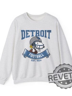 Peanuts Snoopy Detroit Lions Sweatshirt Hoodie T Shirt Crewneck Charlie Brown Gift For Detroit Lion Fan Men Women Tee Gifts Men Women Unique revetee 8