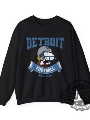 Peanuts Snoopy Detroit Lions Sweatshirt Hoodie T Shirt Crewneck Charlie Brown Gift For Detroit Lion Fan Men Women Tee Gifts Men Women Unique revetee 9