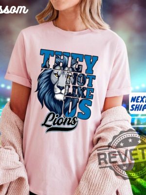 Detroit Lions They Not Like Us Shirt Hoodie Sweatshirt Vintage Gifts For Fan Game Day Amonra St Brown Brian Branch Merch Go Lions Tee Unique revetee 3