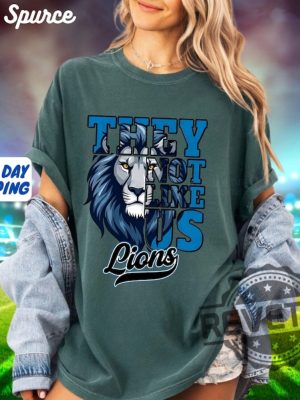 Detroit Lions They Not Like Us Shirt Hoodie Sweatshirt Vintage Gifts For Fan Game Day Amonra St Brown Brian Branch Merch Go Lions Tee Unique revetee 4