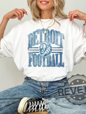 Vintage Detroit Lions Shirt Hoodie Sweatshirt Season Gift For Detroit Football Fans Men Women Birthday Christmas Tee Shirts Tshirt Unique revetee 3