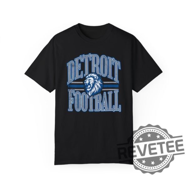 Vintage Detroit Lions Shirt Hoodie Sweatshirt Season Gift For Detroit Football Fans Men Women Birthday Christmas Tee Shirts Tshirt Unique revetee 5