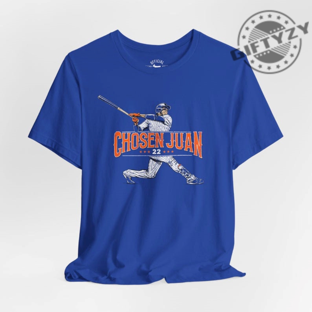 Chosen Juan Hoodie Blue Tshirt Ny Baseball Sweatshirt Queens Shirt