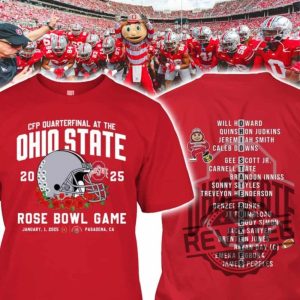 Cfp Quarterfinal At The Ohio State 2025 Rose Bowl Game Shirt Hoodie Sweatshirt Gifts For Fan Men Women Tee Shirts Tshirt Unique revetee 1