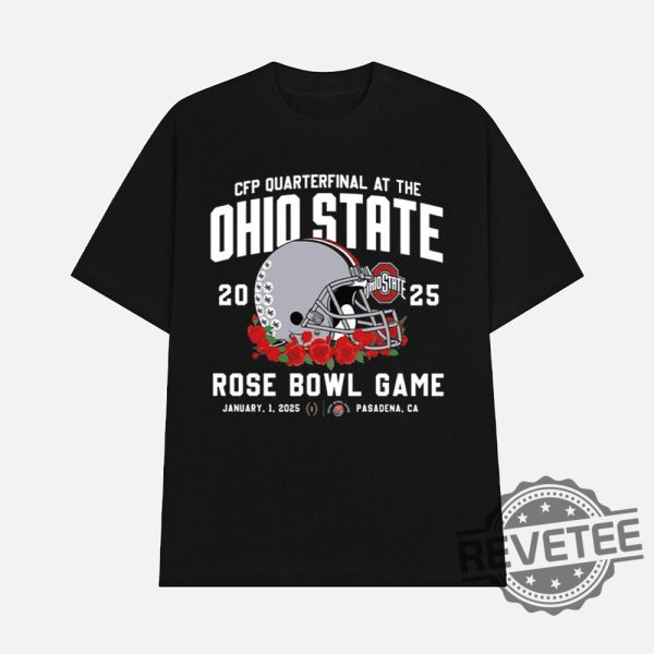 Cfp Quarterfinal At The Ohio State 2025 Rose Bowl Game Shirt Hoodie Sweatshirt Gifts For Fan Men Women Tee Shirts Tshirt Unique revetee 3