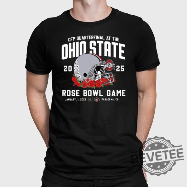 Cfp Quarterfinal At The Ohio State 2025 Rose Bowl Game Shirt Hoodie Sweatshirt Gifts For Fan Men Women Tee Shirts Tshirt Unique revetee 5