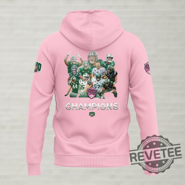 Ohio Football 2024 Cure Bowl Champions Hoodie T Shirt Sweatshirt Gift For Ohio Bobcats Football Fan Men Women 3D All Over Printed Tee Unique revetee 4