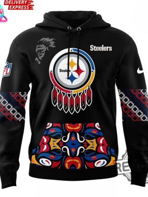 Pittsburgh Steelers Native American Heritage Month Hoodie T Shirt Sweatshirt Gifts For Fan Men Women Tee Shirts Tshirt Sweater Pullover Unique revetee 2