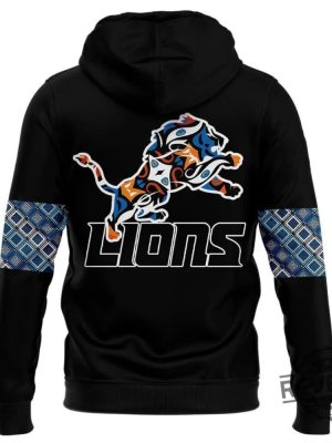 Detroit Lions 2024 Native American Heritage Month Hoodie T Shirt Sweatshirt Gifts For Fan 3D All Over Printed Tee Shirts Sweater Pullover Unique revetee 4