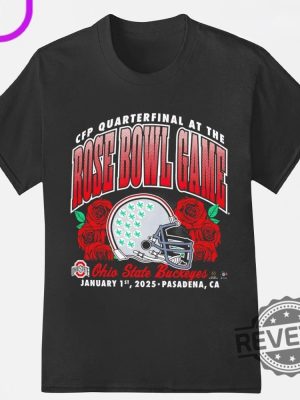 Ohio State Buckeyes 2025 Cfp Quarterfinal At The Rose Bowl Shirt Hoodie Sweatshirt Tee Gifts For Fan Men Women Birthday Christmas Unique revetee 3