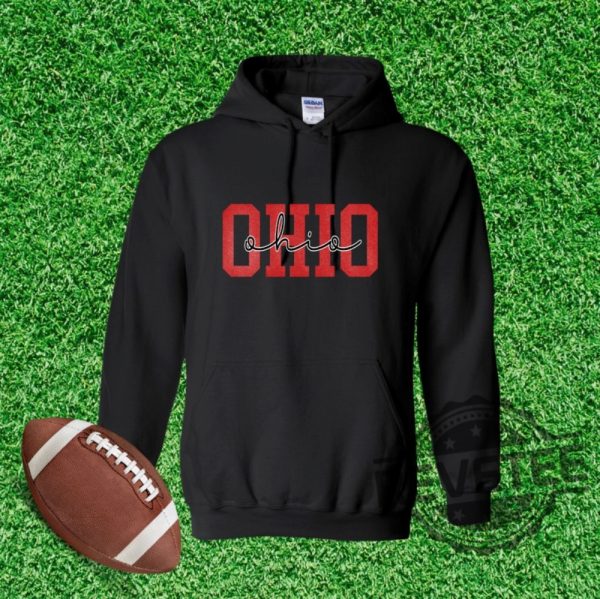 Ohio State Buckeyes Hoodie Crewneck Sweatshirt Long Sleeve Tee T Shirt Ohio Spirit Wear Ohio Pride Gifts For Fan Man Woman Shirts Unique revetee 1