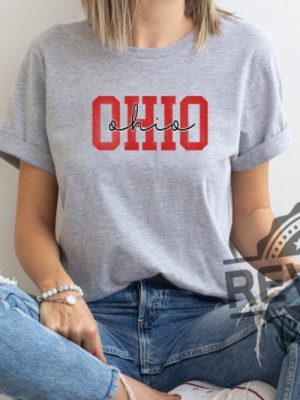 Ohio State Buckeyes Hoodie Crewneck Sweatshirt Long Sleeve Tee T Shirt Ohio Spirit Wear Ohio Pride Gifts For Fan Man Woman Shirts Unique revetee 2