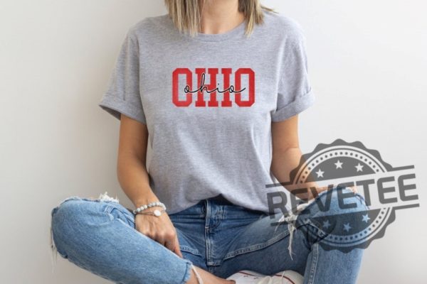 Ohio State Buckeyes Hoodie Crewneck Sweatshirt Long Sleeve Tee T Shirt Ohio Spirit Wear Ohio Pride Gifts For Fan Man Woman Shirts Unique revetee 2