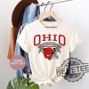 Retro Ohio State Buckeyes Football Shirt Hoodie Sweatshirt Vintage Tee Gifts For Fan Columbus Ohio Tshirt College Shirts Sweater Pullover Unique revetee 1