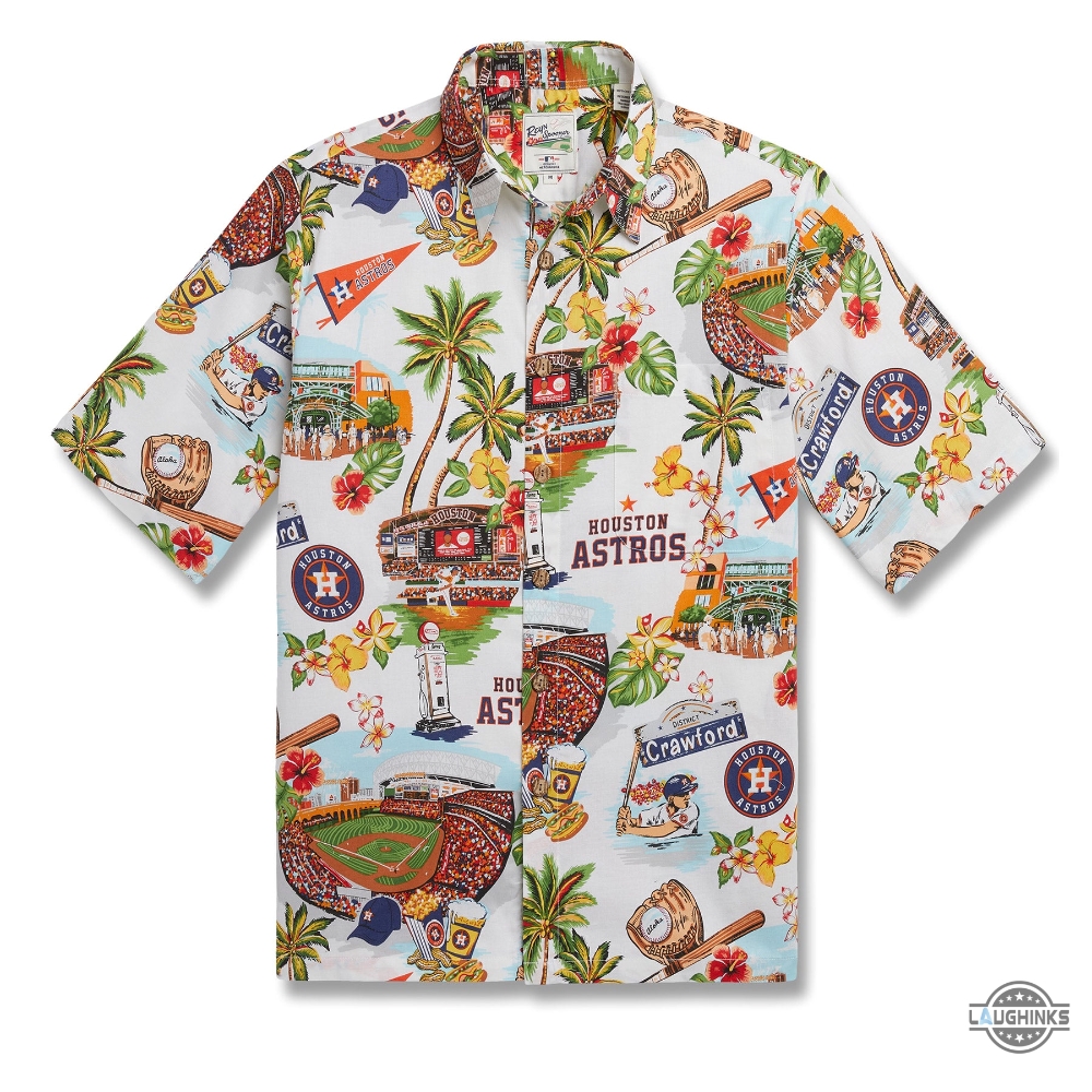 Houston Astros Scenic Reyn Spooner Hawaiian Shirt Replica