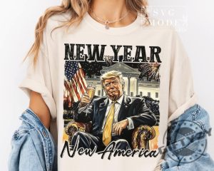 New Year Trump 2025 Shirt New Year New America Hoodie Trump Happy New Year Tshirt Trump Dance Christmas Sweatshirt Funny Christmas Trump Gift giftyzy 7