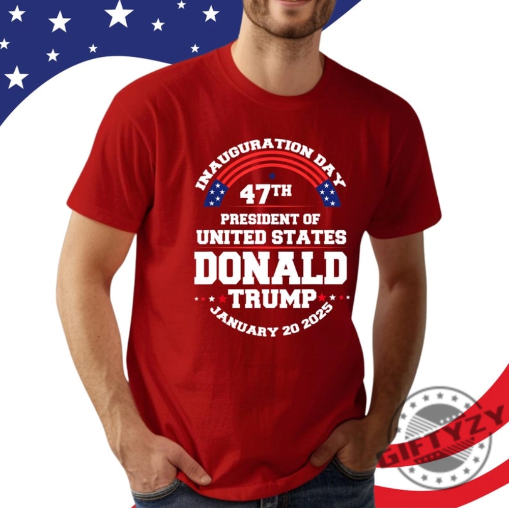 Trump Inauguration Day Shirt Trump 47 Crewneck Sweatshirt Inauguration Day 2025 Sweater 47 President Tshirt Donald Trump Hoodie