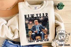 New Year New America Shirt New America Trump Sweatshirt Trump New Years Party Hoodie Funny New Year Trump Tshirt Trump 2025 Tee giftyzy 6